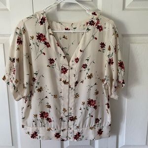 Sienna Sky Floral Crop Blouse